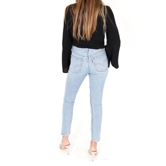 Levi's 501 Skinny Premium Jeans in Humble Pie - Picture 2 of 3